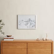 "Majestics Two" - Art Print in Silver White by Emily Magone - In a Room