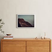 "The Purple Mountains" - Art Print in Purple Mountain by Casey Fyfe - In a Room