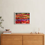 "Garden Full of Springtime" - Art Print in tulip red orange by Sea and Sky - In a Room