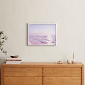 "Sunset in Lavender" - Art Print in Lavender by Kate Dailey - In a Room