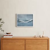 "Origin" - Art Print in Coastal Blue by Julia Contacessi - In a Room