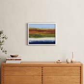 "Monterey Seascape" - Art Print in Golden Hills of California by Camille Pietrow - In a Room