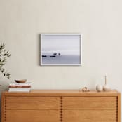 "Tête-à-tête" - Art Print in dusty lavender by Julia Preminger - In a Room