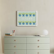 "Disney and Pixar's Toy Story Aliens" - Personalized Art Print in Wasabi by Vivian Yiwing - In a Room
