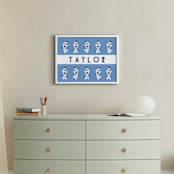 "Disney's Olaf Song" - Personalized Art Print in Frost by Vivian Yiwing - In a Room