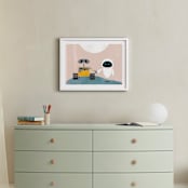 "out there" - Art Print in Sandstorm by Maja Cunningham - In a Room