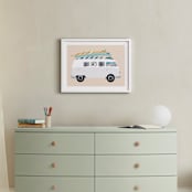 "Venice Beach" - Art Print in Sand by Jenna Holcomb - In a Room