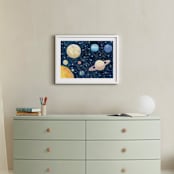 "Solar System" - Art Print in Deep Space by Alexandra Dzh - In a Room