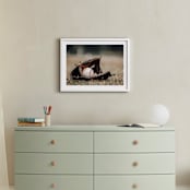 "For The Big Game 2" - Art Print in Field by Janet Cruz - In a Room