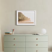 "Gold Coast" - Art Print in Gold by Mike Sunu - In a Room