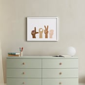 "Love Letters" - Art Print in Skin Tones by Jessie Steury - In a Room