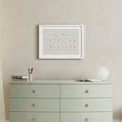 "Seen and Understood" - Personalized Art Print in Sand by Jennifer Wick - In a Room