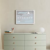 "sailor" - Personalized Art Print in Wintermint by Lori Wemple - In a Room