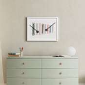 "Xylo" - Art Print in Brahms by Maja Cunningham - In a Room