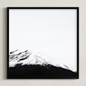 "True North" - Art Print in White by Irene Suchocki - Framed