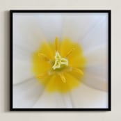 "Sun Inside" - Art Print in yellow by NSMARK - Framed