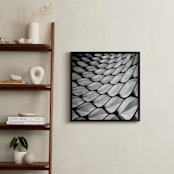 "Honeycomb" - Art Print in Black & white by Angie McMonigal - In a Room