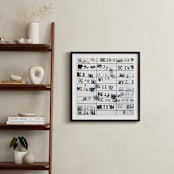 "Date Due" - Art Print in Ivory by ALICIA BOCK - In a Room