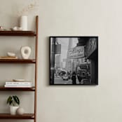 "Mr Bings Cocktail Lounge" - Art Print in Black by Austin Warnock - In a Room
