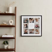 "Eight Photo: Square Framed Photo" - Framed Photo in Taupe by Up Up Creative - In a Room