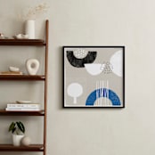 "Associate 2" - Art Print in Brilliant Blue by Francesca Iannaccone - In a Room