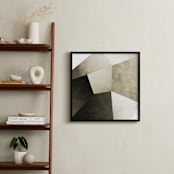 "Lemurian Facets Three" - Art Print in Lemurian Latte by Hannah Lipking - In a Room