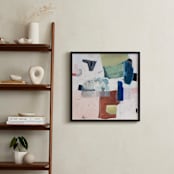 "The Old Neighborhood" - Art Print in Blush by Jennifer Daily - In a Room