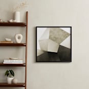 "Lemurian Facets One" - Art Print in Lemurian Latte by Hannah Lipking - In a Room