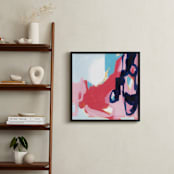 "Opus" - Art Print in Brilliant Magenta by Katie Craig - In a Room