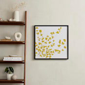 "Forsythia" - Art Print in Mustard by Vanessa Wyler - In a Room