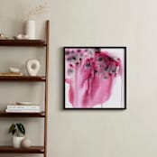 "raspberry smash" - Art Print in berry by Kelly Witmer - In a Room