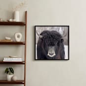 "Stormless" - Art Print in Winter browns by Leslie Le Coq - In a Room