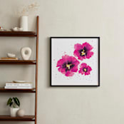 " In Bloom" - Art Print in Magenta Petals by Jacie Morgan - In a Room