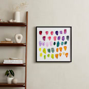 "Watercolor Study" - Art Print in Spectrum by Stacy Kron - In a Room