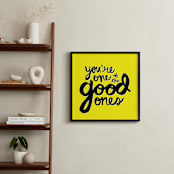 "The Good Ones" - Art Print in Highlighter by Melissa Egan of Pistols - In a Room