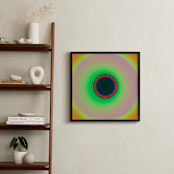 "Sun in the dust. Variations 27" - Art Print in Golden Psychodelia by Arash Fattahi Acosta - In a Room