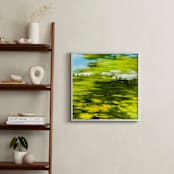 "Gin & Tonic" - Art Print in Bright Green by Linda Misiura - In a Room