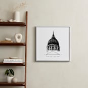 "The Dome 2" - Art Print in Black by IMG_101 - In a Room