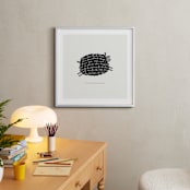 "Jumping Black Sheep" - Personalized Art Print in Cream by chocomocacino - In a Room
