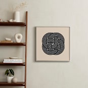 "Plain Knot 2" - Art Print in Black by Kissyfish - In a Room