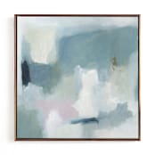 "Pacific I" - Art Print in Ocean by Nicoletta Savod - Framed Canvas
