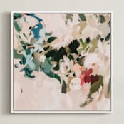 "harvest" - Art Print in Green by Parima Studio - Framed Canvas