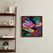 "Maze I" - Art Print in Burnt Umber by melanie mikecz - In a Room