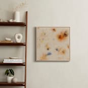 "Abstract Sunrise 4" - Art Print in Sunrise Yellow by Christina Flowers - In a Room