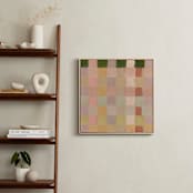 "Checkers 2" - Art Print in Fern by Lindsay Megahed - In a Room