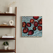 "Granada" - Art Print in Pomegranate Red by Carolyn Hunt - In a Room