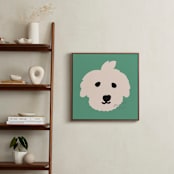 "live in the moment" - Art Print in Willow Green by Jeje - In a Room