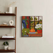 "By the Window" - Art Print in Green Gold by Arrin Kartel - In a Room