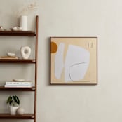 "TURMERIC & TUSK" - Art Print in eggshell by Keren Toledano - In a Room