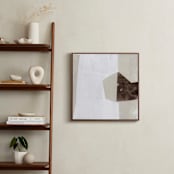 "Studio Forms 1" - Art Print in Linen by Jennifer Daily - In a Room